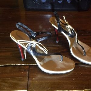 Authentic Christian Louboutin sandals  size 36.5